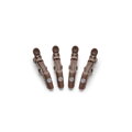 MY štipce Jawclip Coffe Brown 4 ks - dĺžka 9 / 11,5 cm