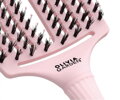 OLIVIA GARDEN Finger Brush Pastel Pink kefa na vlasy masážna 8-radová veľká