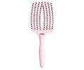 OLIVIA GARDEN Finger Brush Pastel Pink kefa na vlasy masážna 8-radová veľká