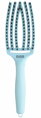 OLIVIA GARDEN Finger Brush Blue Sky kefa na vlasy masážna 6-radová stredná