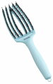 OLIVIA GARDEN Finger Brush Blue Sky kefa na vlasy masážna 6-radová stredná