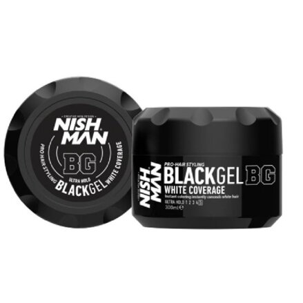 NISHMAN Black Gel White Coverage 300 ml