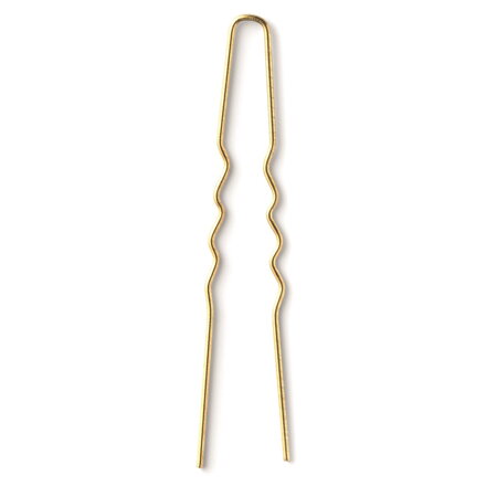 BRATT vlásenky Curly Pin 20 ks zlaté 44 mm
