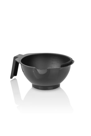 HAIR CARE miska na farbu s hrebeňom na otieranie farby a s protišmykovou gumou na spodku 300 ml