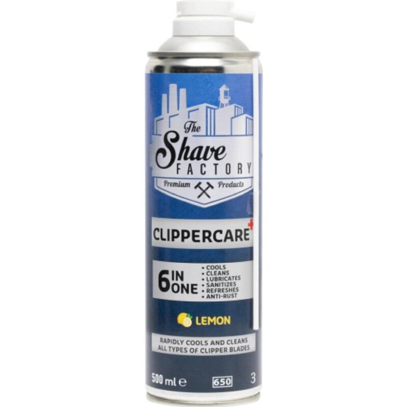 THE SHAVE FACTORY Clippercare 6 in 1 Lemon Spray 500 ml