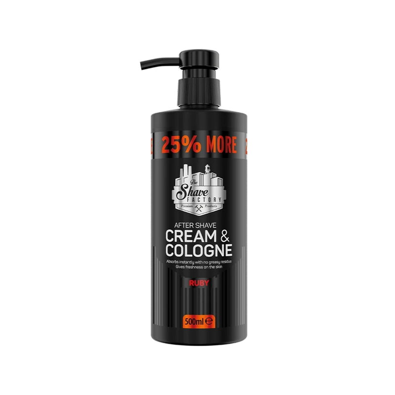 THE SHAVE FACTORY Cream & Cologne Ruby 2in1 500 ml