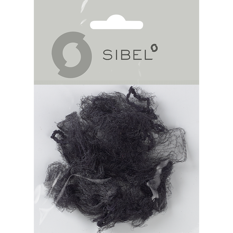 SIBEL sieťka na drdol s elastickým okrajom, čierna 2 ks