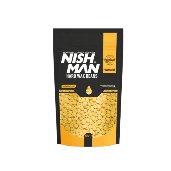 NISHMAN Hard Wax Beans Naturel 500 gr