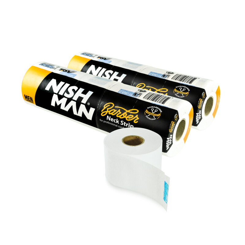NISHMAN Neck Strip papier na ochranu krku 5x 100 ks biely NISHMAN Neck Strip papier na ochranu krku 5x 100 ks biely