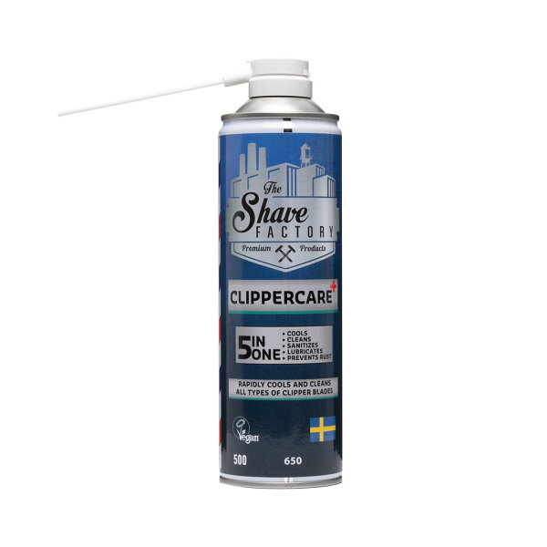 THE SHAVE FACTORY Clippercare 5 in 1 Spray 500 ml THE SHAVE FACTORY Clippercare 5 in 1 Spray 500 ml