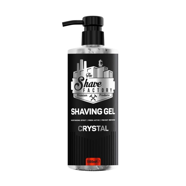 THE SHAVE FACTORY Shaving Gel Crystal 1000 ml THE SHAVE FACTORY Shaving Gel Crystal 1000 ml