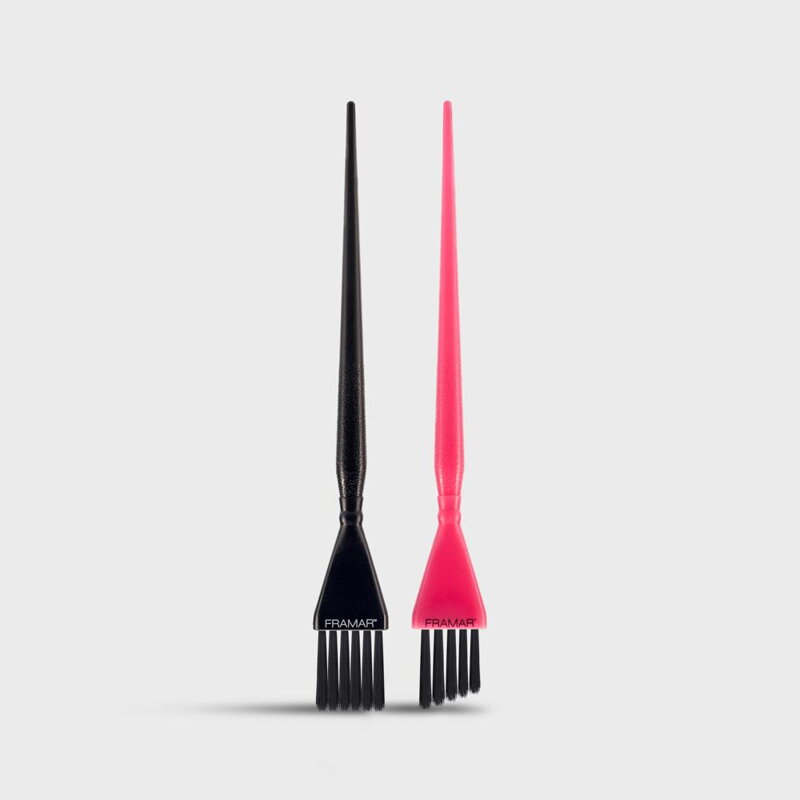 FRAMAR Detail Brush Set úzke štetce na farbenie vlasov Balayage 2 ks FRAMAR Detail Brush Set úzke štetce na farbenie vlasov Balayage 2 ks