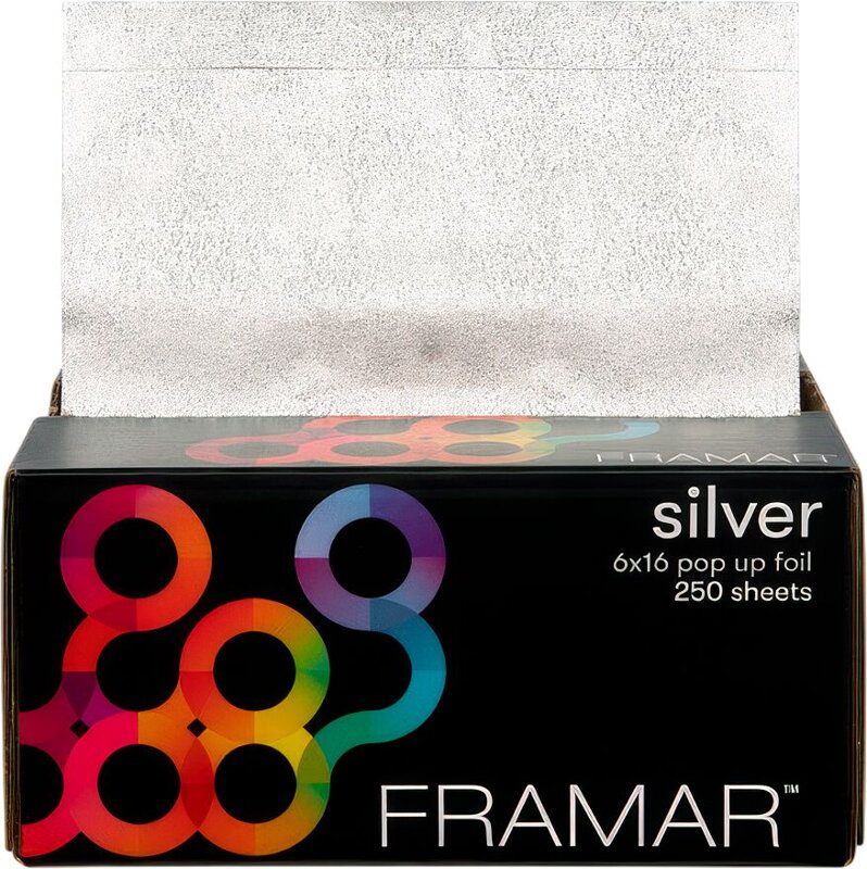 FRAMAR Pop Up Foil Silver alu-fólia so špeciálnym povrchom 250 listov šírka 6 cm x dĺžka 16 cm