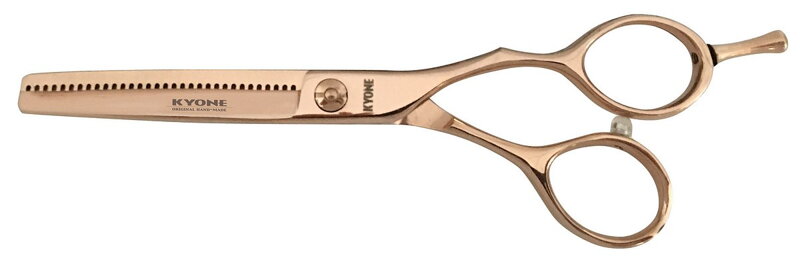 KYONE 680-5,75" Rose Gold efilačné kadernicke nožnice - 30 zubov KYONE 680-5,75" Rose Gold efilačné kadernicke nožnice - 30 zubov