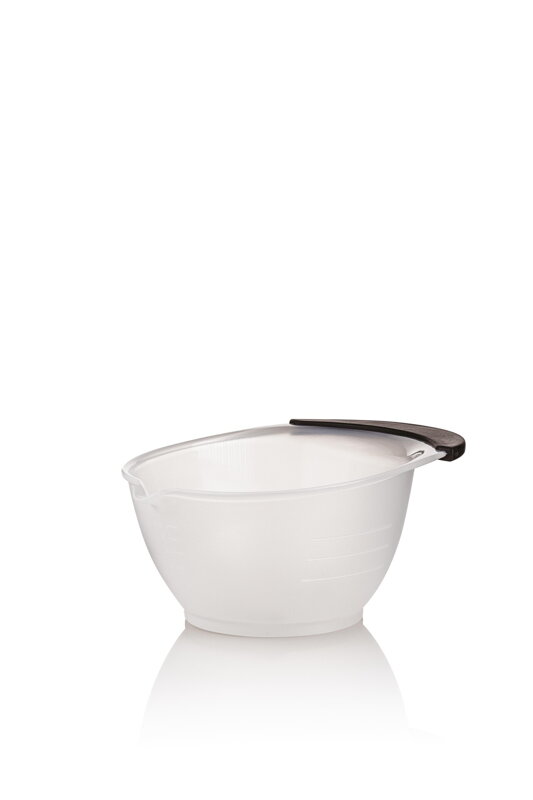 HAIR CARE miska na farbu s odkladaciou plochou a gumou na spodku 350 ml