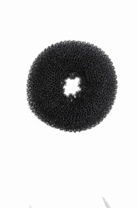 HAIR CARE vypchávka do drdolov priemer 11 cm čierna