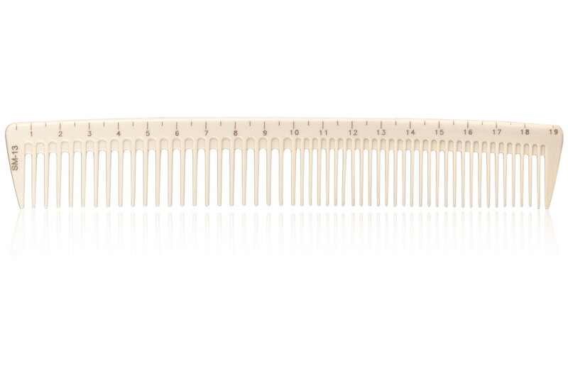 HAIR CARE hrebeň strihací s mierkou 19,5 cm