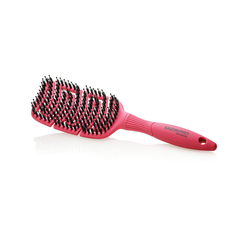 SALON PRO Xylo-Flex kefa na vlasy masážna Pink