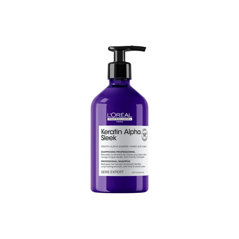 L'ORÉAL Expert Keratin Alpha Sleek Shampoo 500 ml