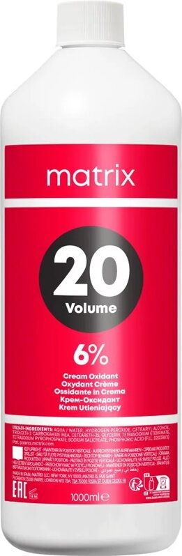 MATRIX Cream Developer 20VOL 6% - 1000 ml MATRIX Cream Developer 20VOL 6% - 1000 ml