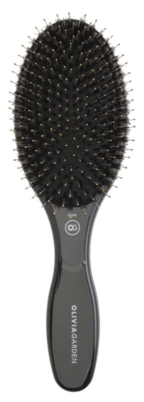 OLIVIA GARDEN Expert Care Oval kefa na vlasy oválna diviak / nylon čierna